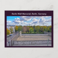 Vista de una sección del Muro de Berlín, Alemania