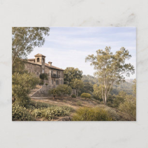 Postal Vista de una villa cerca de Toledo, España