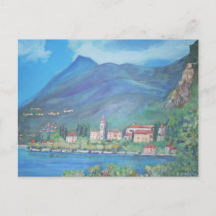 Postal Vista de Varenna, Italia