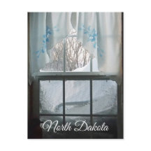 Vista de ventana de invierno