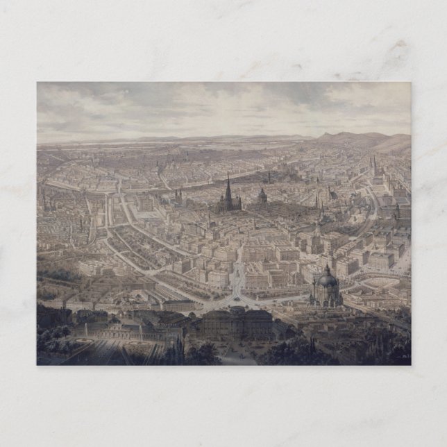 Postal Vista de Viena, c.1860 (Anverso)