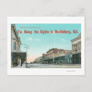 Postal Vista de West StreetHealdsburg, CA