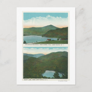 Postal Vista de Whiteface Mt desde Signal Hill, Heart