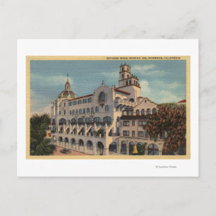 Postal Vista del ala de la rotonda en el Mission Inn
