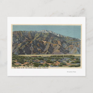 Postal Vista del Ángel sobre el monte San Jacinto