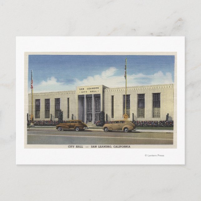 Postal Vista del ayuntamiento (Anverso)