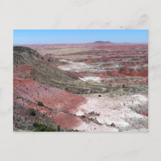 Postal Vista del borde del desierto pintado