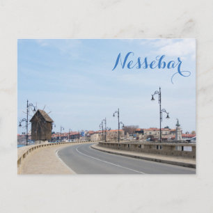 Postal Vista del casco antiguo de Nesebur