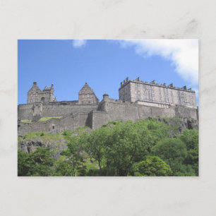 Postal Vista del Castillo de Edimburgo, Edimburgo, Escoci