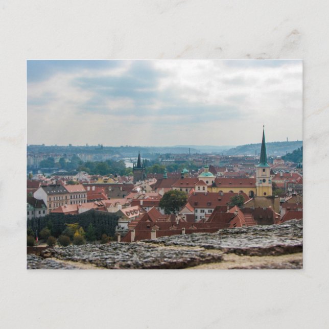 Postal Vista del Castillo de Praga - Postcard (Anverso)