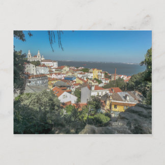 Postal Vista del Castillo de San Jorge, Portugal - Postca