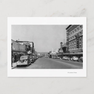 Postal Vista del centro de Chehalis, Washington Photograp