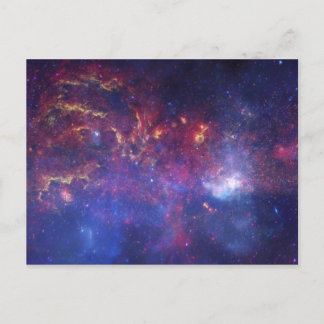 Postal Vista del centro de la galaxia Vía Láctea