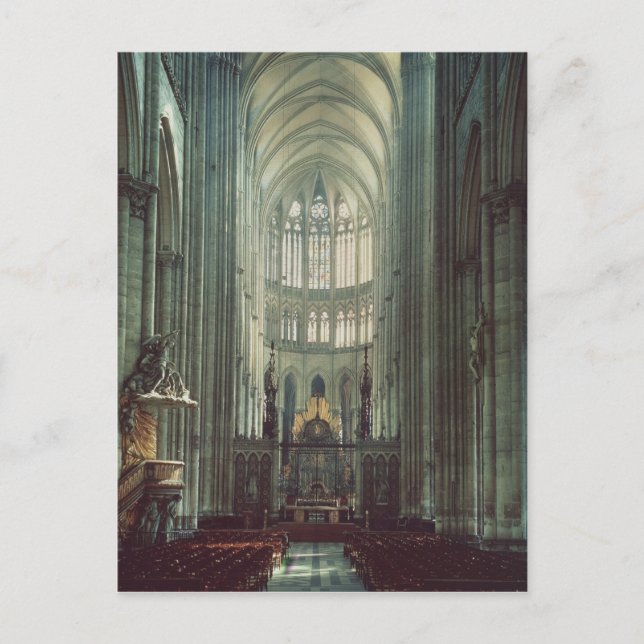 Postal Vista del coro (Anverso)