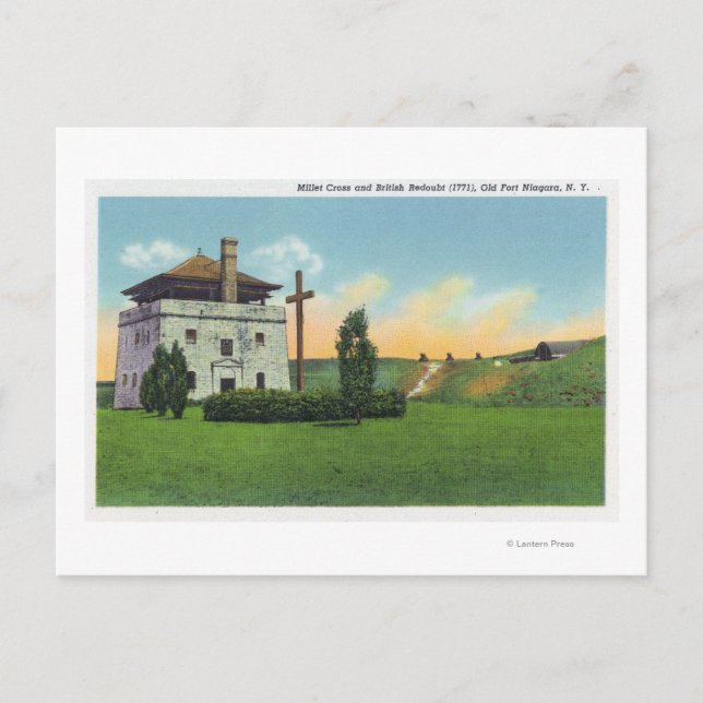 Postal Vista del Cuerpo de Garde en el Castillo Francés A (Anverso)