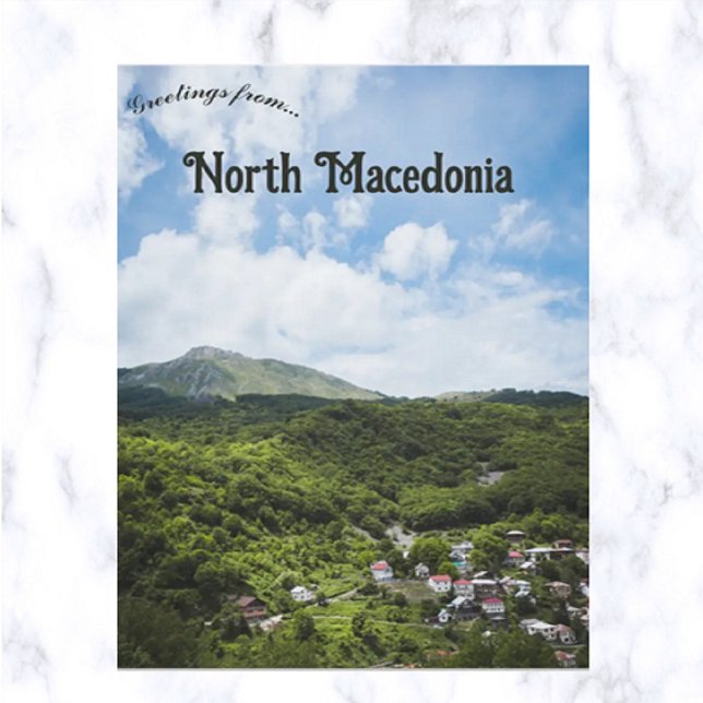 Postal Vista del Debar Gari al Norte de Macedonia (Subido por el creador)