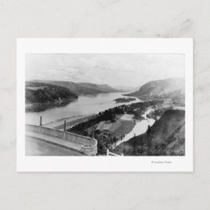 Postal Vista del desfiladero de Columbia desde la fotogra