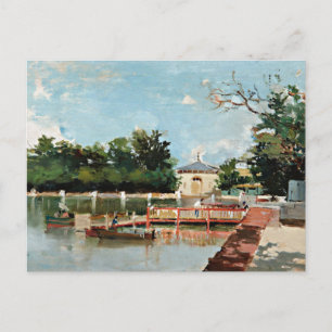 Postal Vista del espigón   Joaquín Sorolla