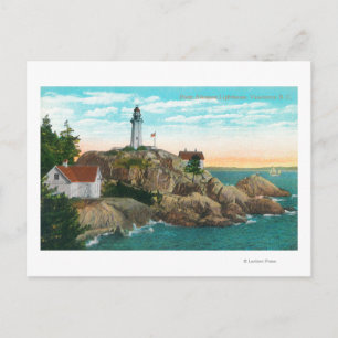 Postal Vista del faro de Point Atkinson