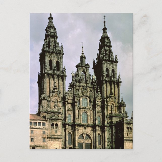 Postal Vista del frente occidental 1738-50 (Anverso)