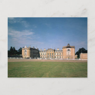 Postal Vista del frente oeste, reconstruida 1746-61