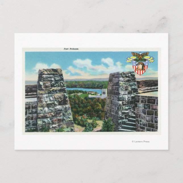 Postal Vista del Fuerte Putnam (Anverso)