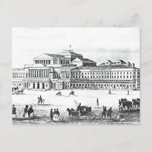 Postal Vista del Gran Teatro de Varsovia