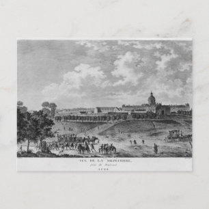 Postal Vista del Hopital La Salpetriere