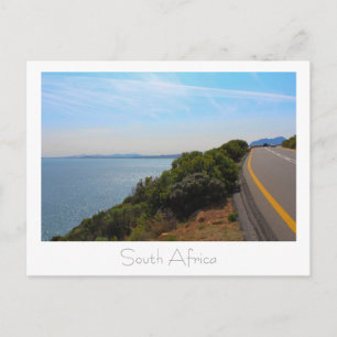 Postal Vista del horizonte del océano Sudáfrica SA Tarjet