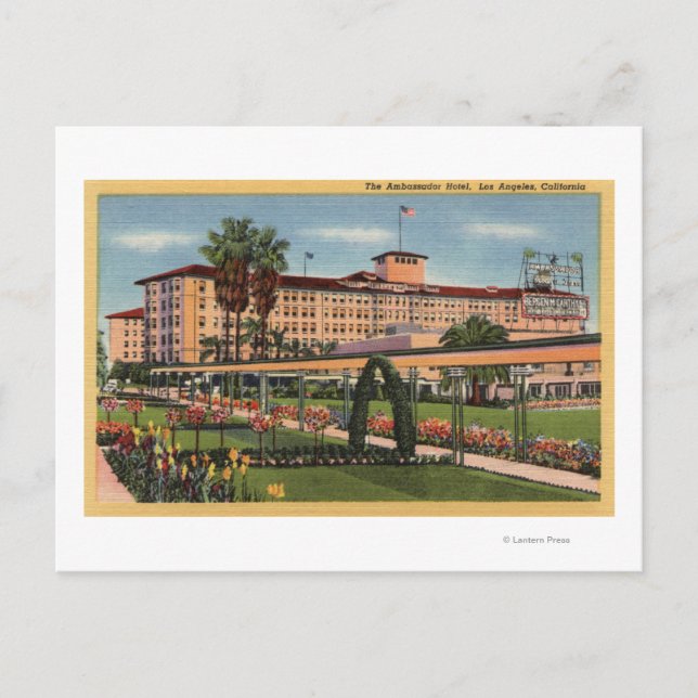 Postal Vista del Hotel Ambassador (Anverso)