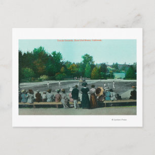 Postal Vista del Hotel del Monte Tennis Grounds