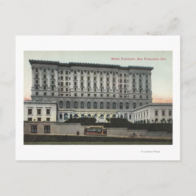 Postal Vista del Hotel Fairmont (Anverso)