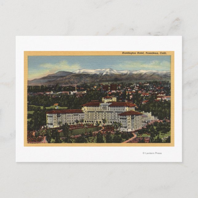 Postal Vista del Hotel Huntington (Anverso)