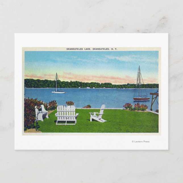 Postal Vista del lago (Anverso)