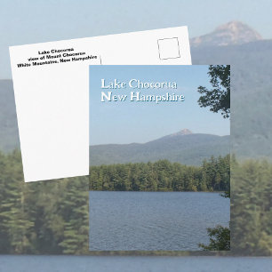 Postal Vista del lago Chocorua New Hampshire White Mounta