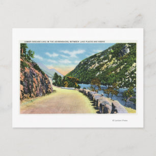 Postal Vista del Lago de la Baja Cascada