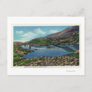 Postal Vista del lago de las nubes