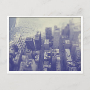 Postal Vista del lago Skyline de Chicago
