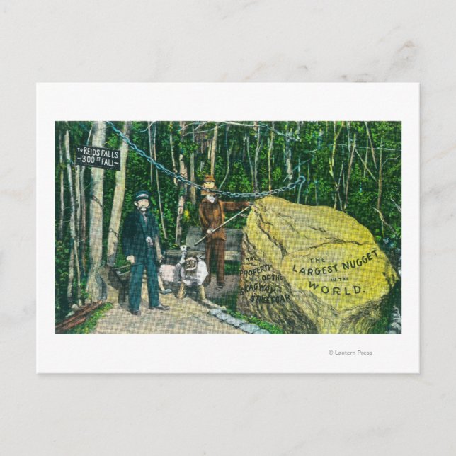 Postal Vista del mayor número de oro del mundo (Anverso)