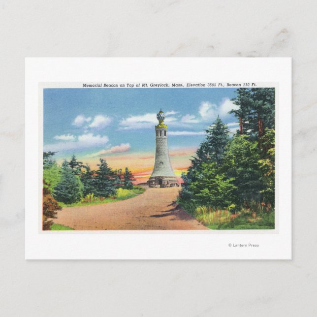 Postal Vista del Memorial Beacon (Anverso)