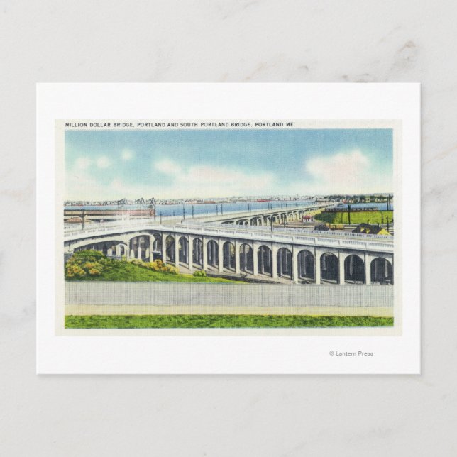 Postal Vista del millón de dólares (Anverso)