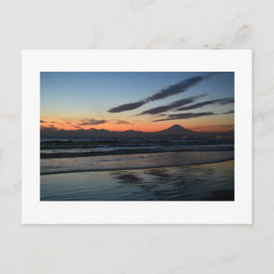 Postal Vista del Monte Fuji desde la Bahía de Sagami: Jap