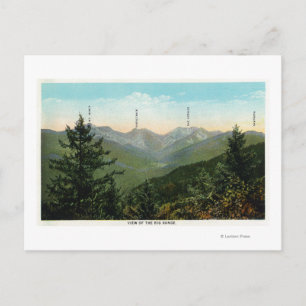 Postal Vista del monte Marcy, Saddleback, Sawtooth