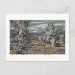 Postal Vista del Monte San Gorgonio y Palm Springs