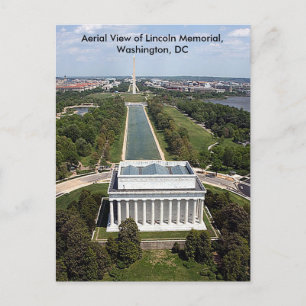 Postal Vista del Monumento a Lincoln Washington DC Simpat