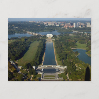 Postal Vista del monumento conmemorativo de Lincoln