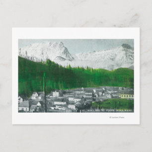 Postal Vista del Mt Index y Mt Persis