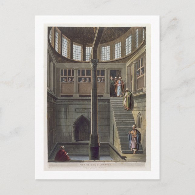 Postal Vista del Nilómetro, plato 2 desde 'Vistas a Egipt (Anverso)