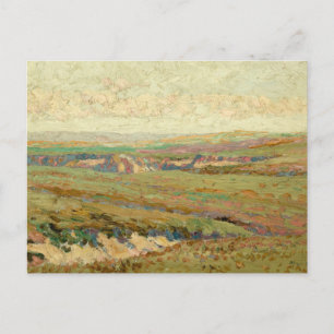 Postal Vista del oeste de Kansas   Birger Sandzén