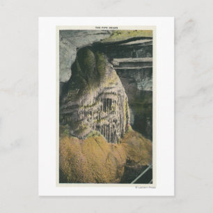 Postal Vista del órgano de tubería